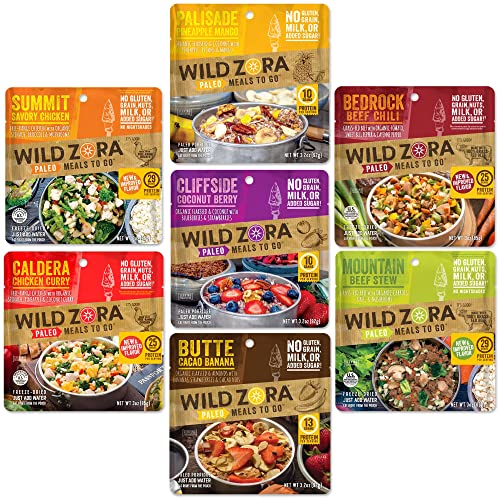 Variety 7-pack Freeze Dried Meals X6387
