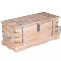 Acacia Wood Storage Chest Q972