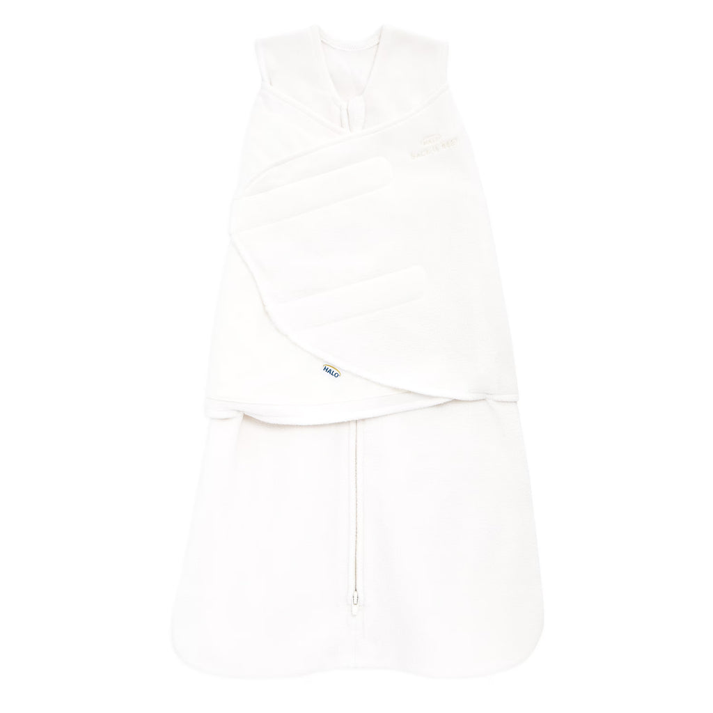 Micro-Fleece Sleepsack Swaddle, Cream, Small V690