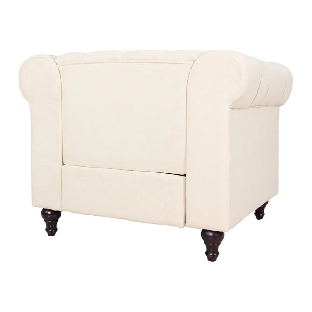 3 Piece Living Room Set with Sofa Loveseat and Accent Chair J60114
