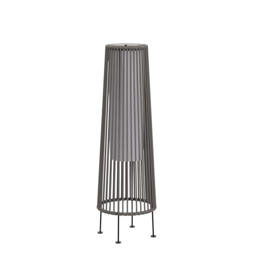Light Brown Wicker Solar Patio Lamp 2-Pack V453293