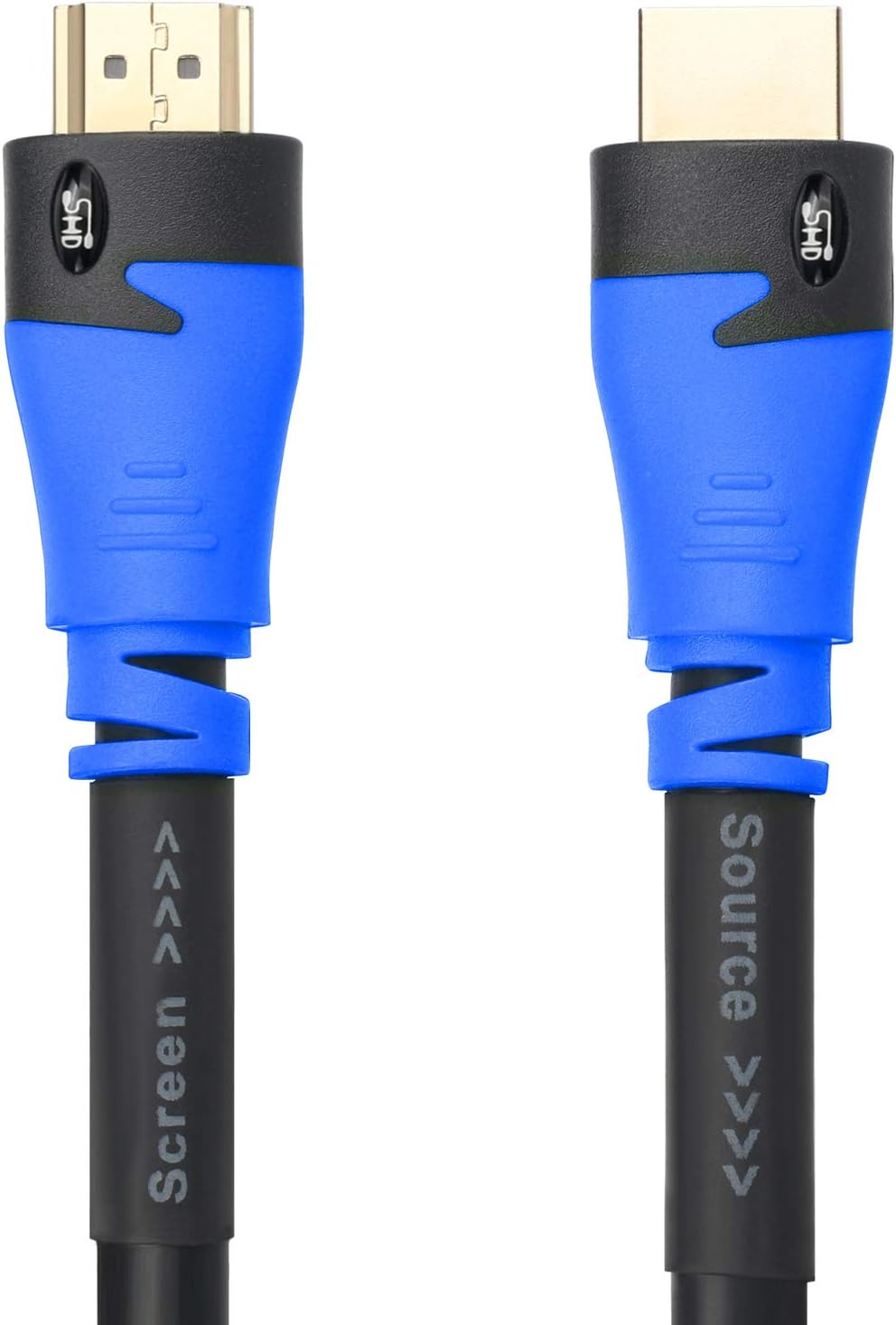 HDMI Cable 100 Feet with Signal Booster, CL3 Rated Black, Pack of 2 X7844