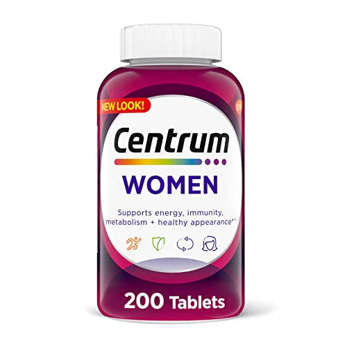 Multivitamin Multimineral Supplement with Iron Vitamin D3 B Vitamins 200 Count L59387