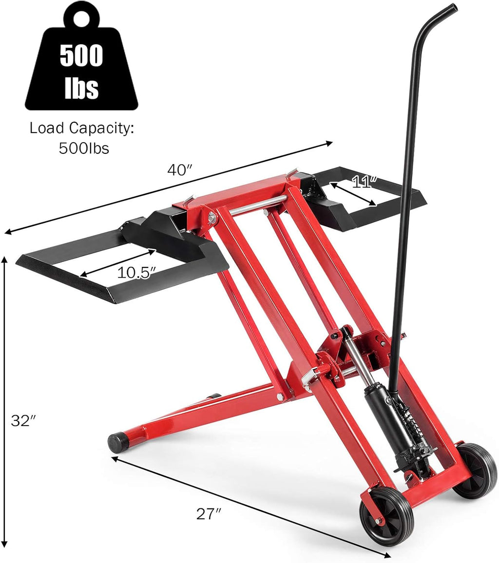 Hydraulic Lawn Mower Lift, 500-lb Capacity X4988