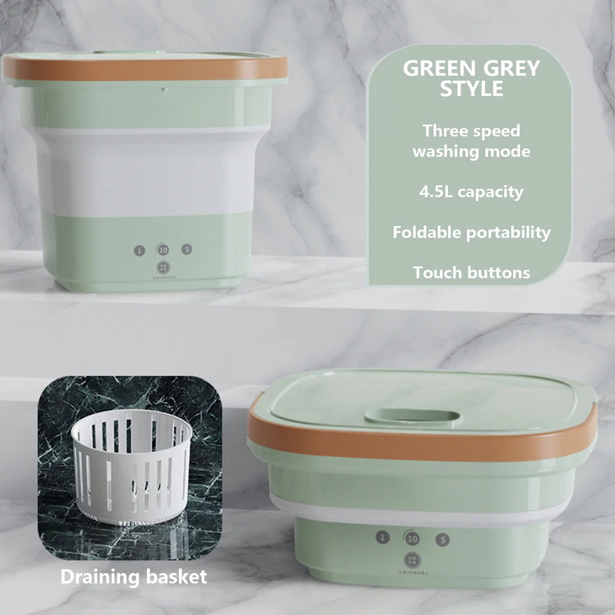6L Portable Mini Washing Machine L33976