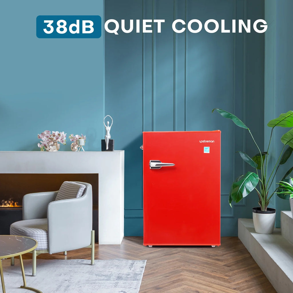 4.5 Cu Ft Retro Compact Refrigerator with Freezer P29303