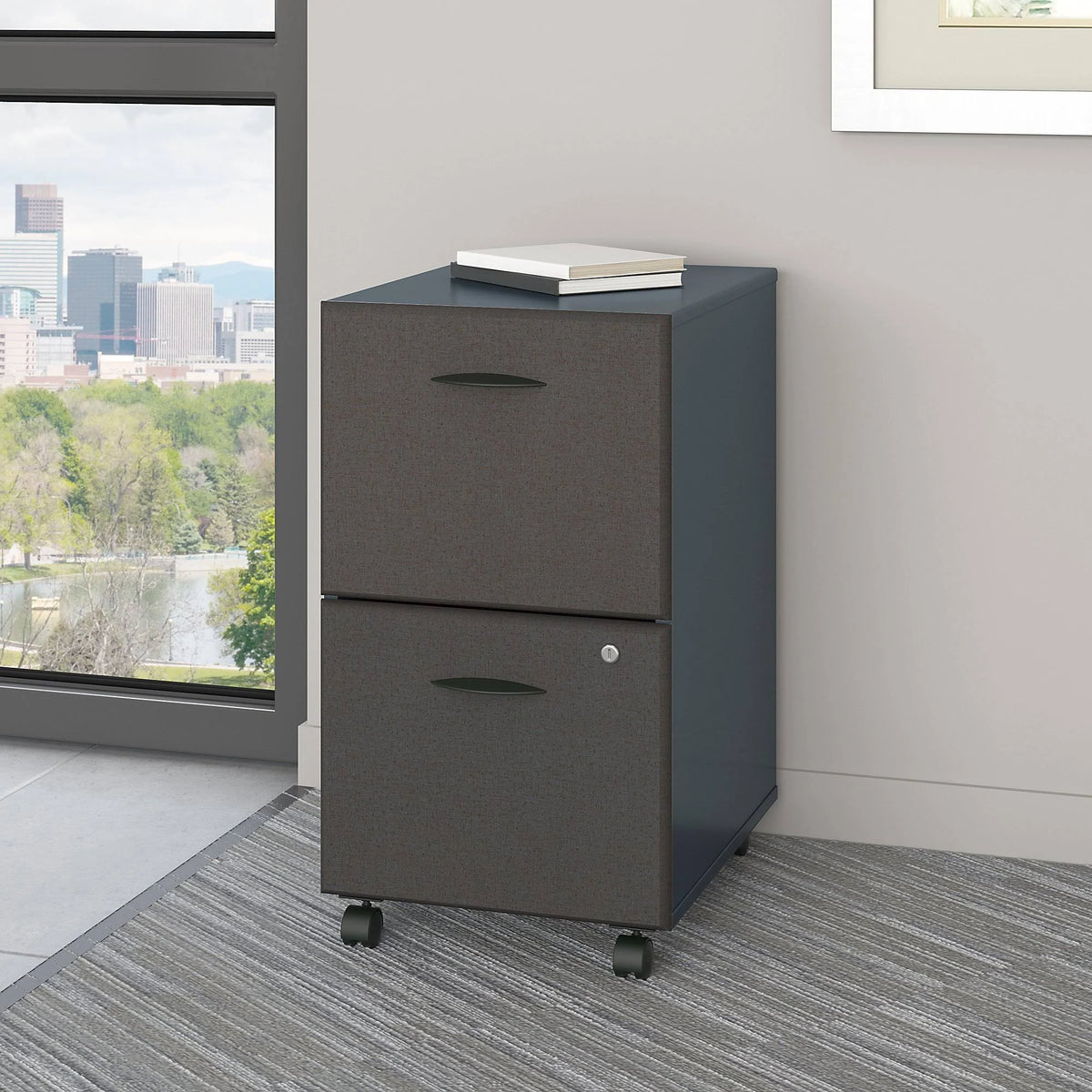 2 Drawer Mobile File Cabinet Y73311