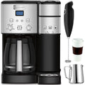 12-Cup Stainless Steel Coffee Maker with Milk Frother A7866