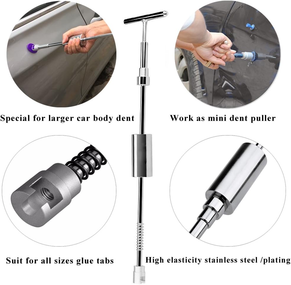 Paintless Dent Repair Kit 89pcs Dent Puller Tools Slide Hammer R101000