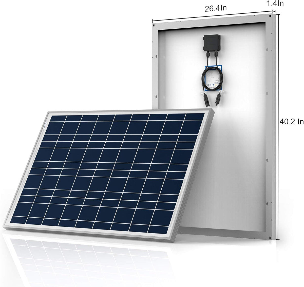 200W 12/24V Polycrystalline Off-Grid Solar Panel Kit with 30A MPPT Controller V58685