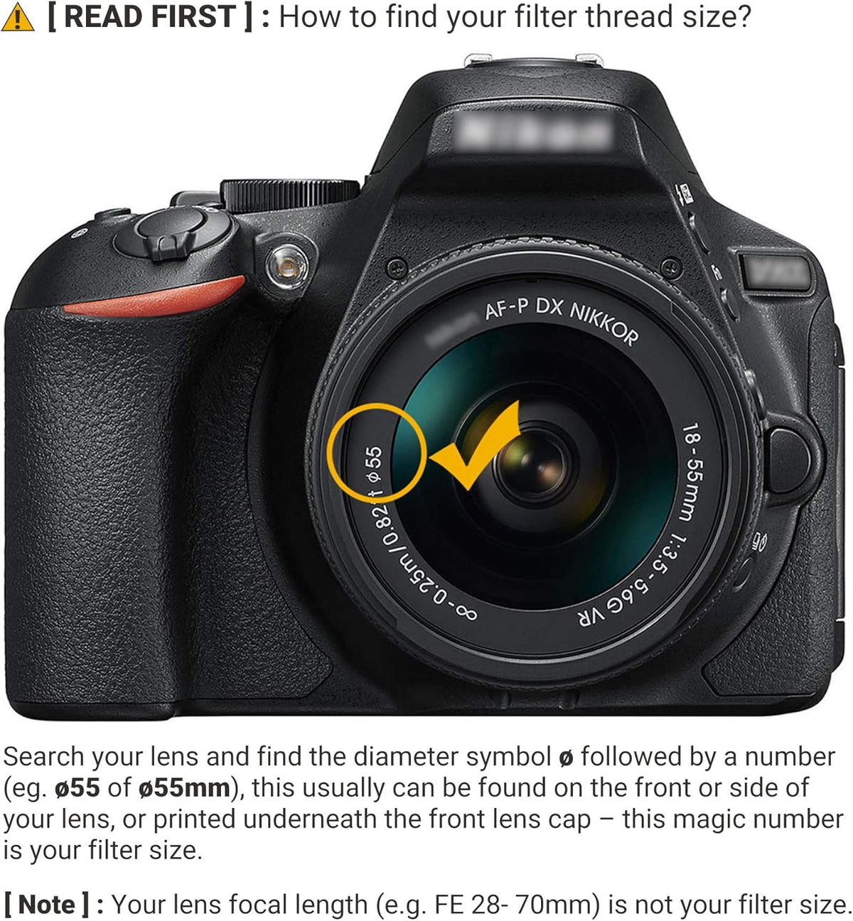 2-in-1 55mm Variable ND Filter & CPL Polarizer Filter, ND2-ND32, with Storage Case and Lens Cap E65031