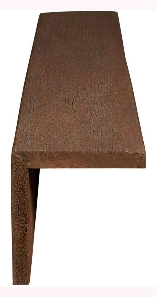 6x22W x 6x22H x 12&L 2-Sided Rough Sawn Faux Wood Ceiling Beam G453246