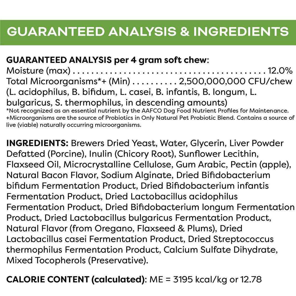 Probiotic Blend Digestive Support Soft Dog Chews Z681