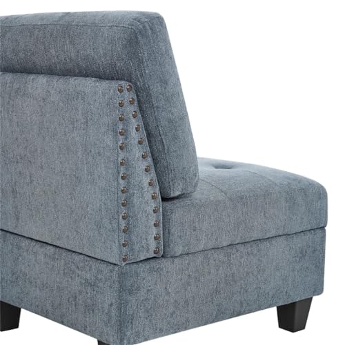 L Shape Chenille Modular Sectional Sofa I371