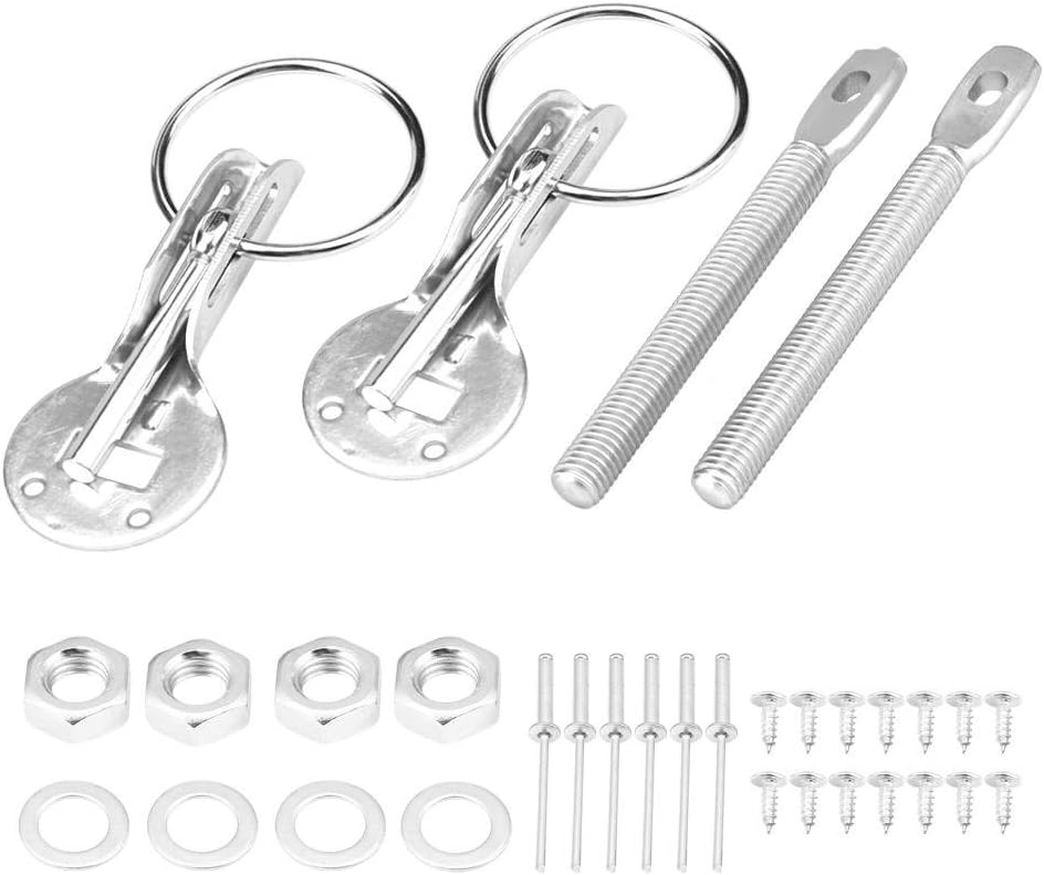 Blue Stainless Steel Hood Pin Lock Latch Kit K725