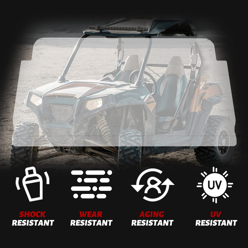 Clear Scratch Resistant 3-IN-1 Windshield B379530