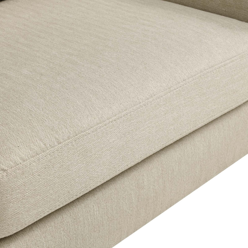 Beige Upholstered Fabric Loveseat V546841