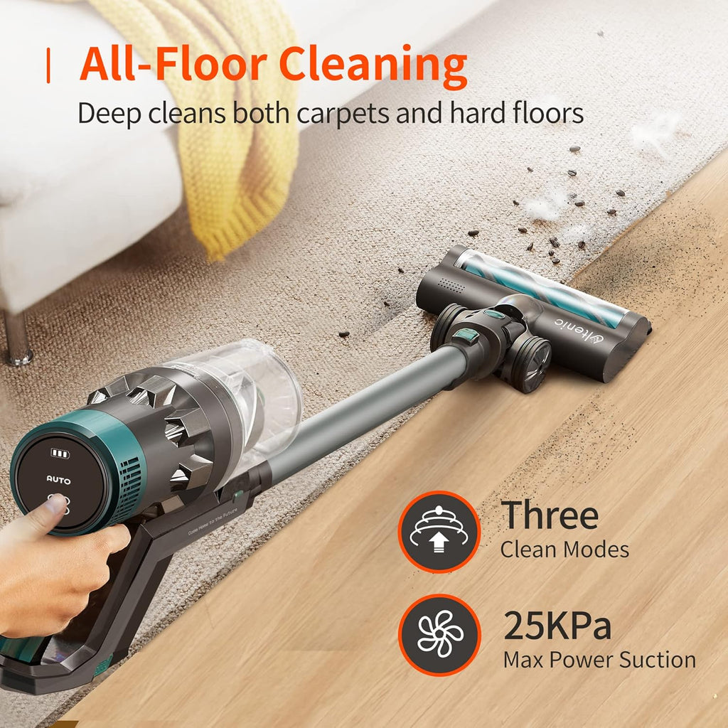 Cordless Vacuum Cleaner, 25KPa Strong Suction, 4 in 1 Stick Vacuum C951325