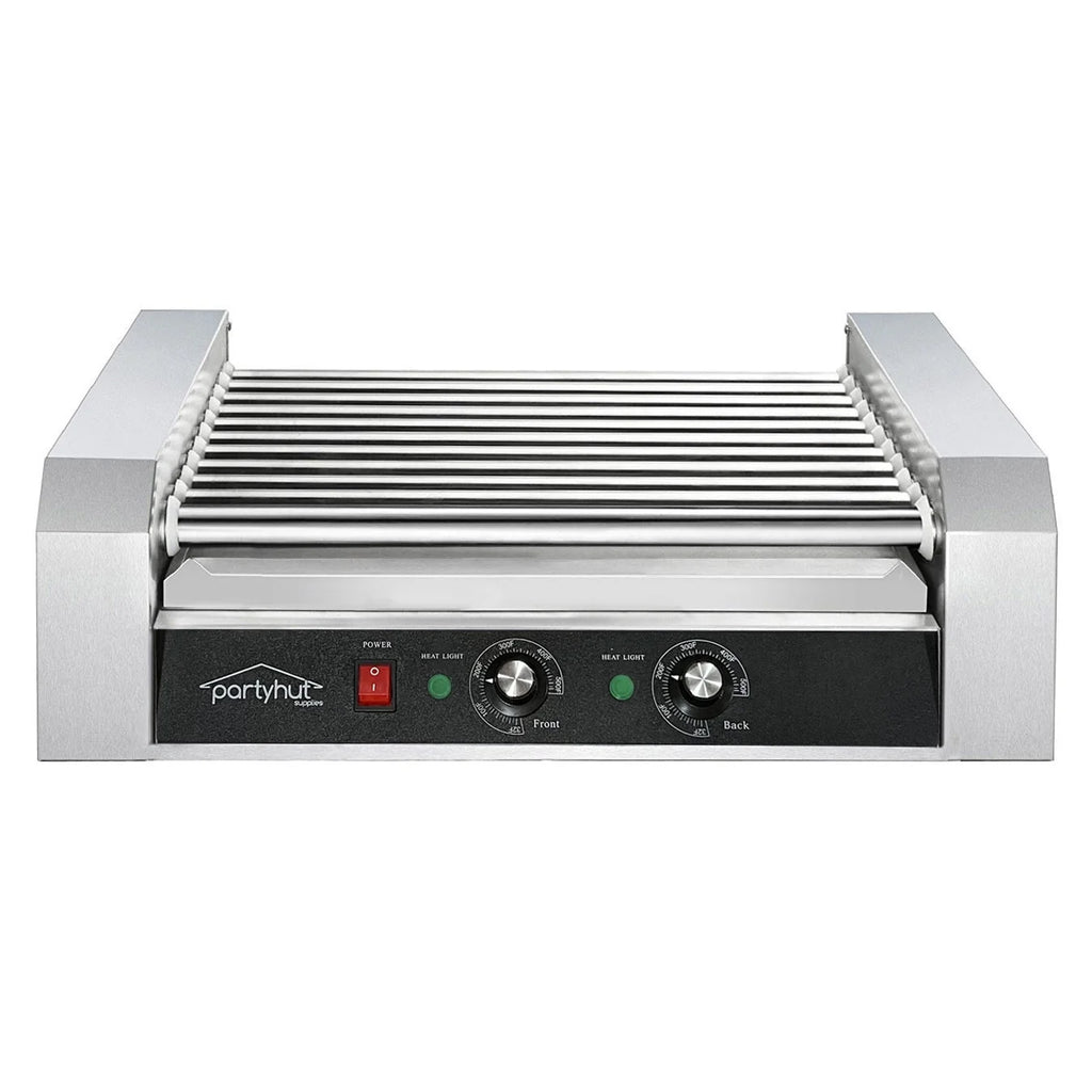11 Roller Hotdog Roller Machine and 30 Hot Dog Grill Cooker I4270