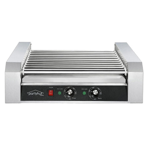11 Roller Hotdog Roller Machine and 30 Hot Dog Grill Cooker V9873