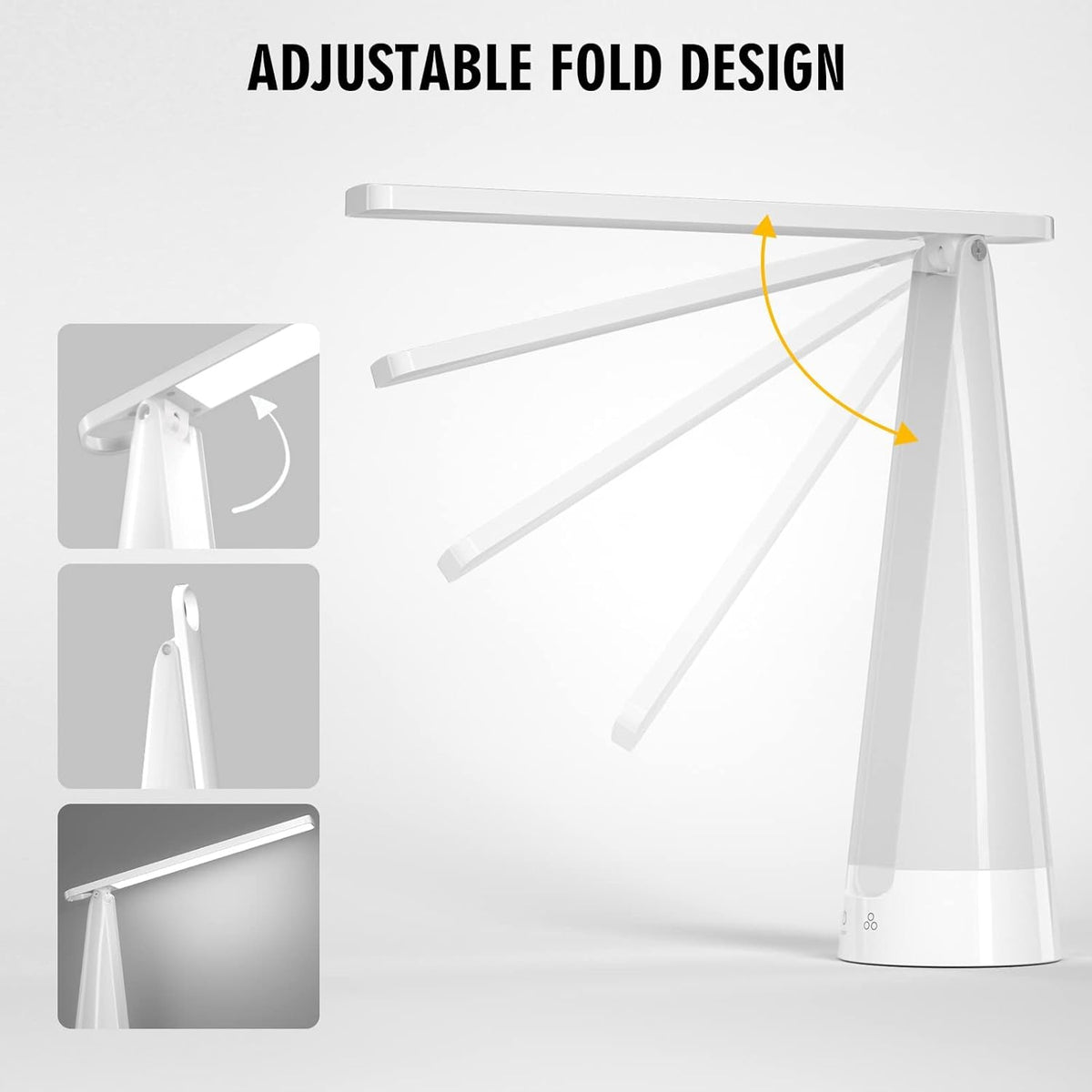 LED Desk Lamp with RGB Colors, Stepless Dimmable I662996
