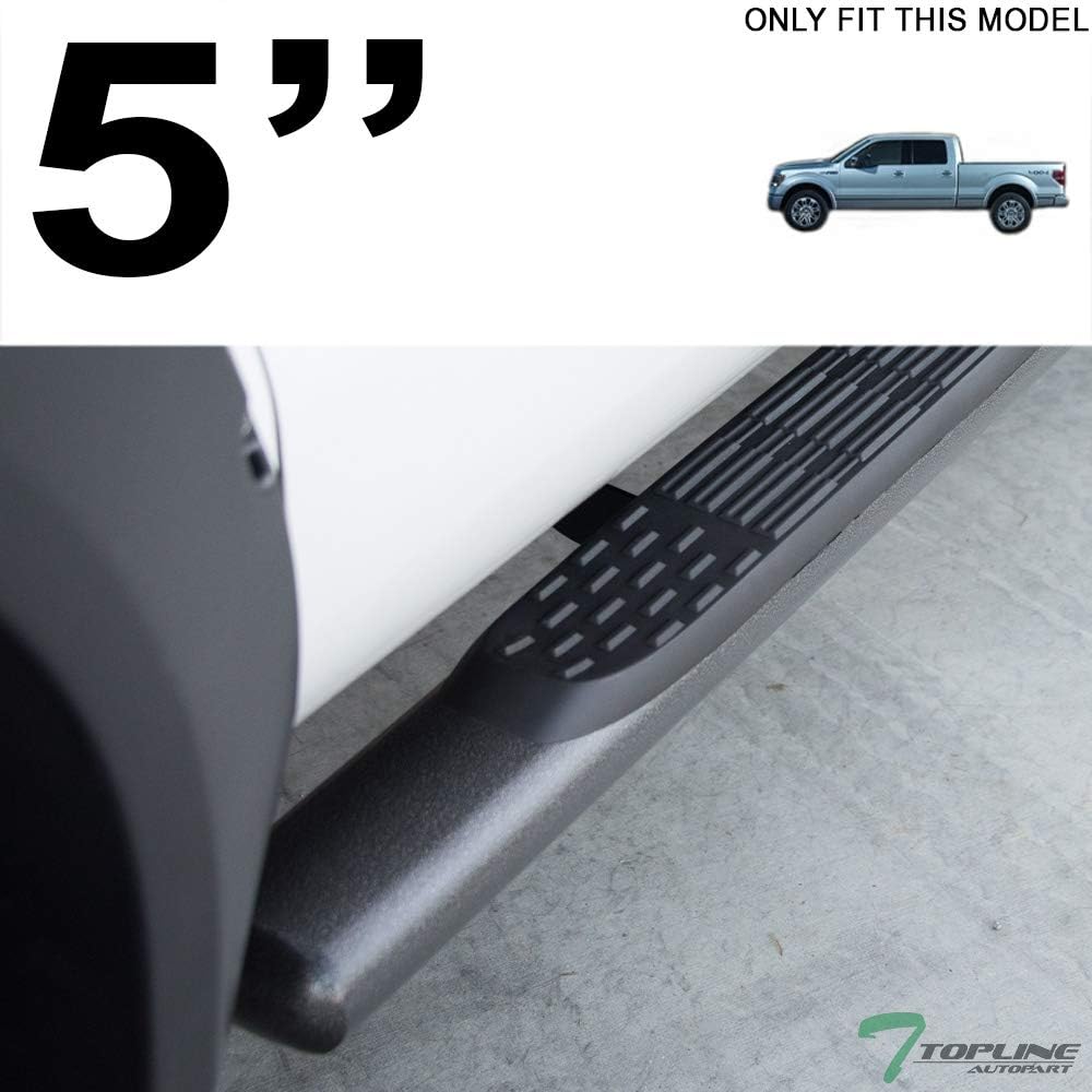 Black Steel Side Step Nerf Bars T917459