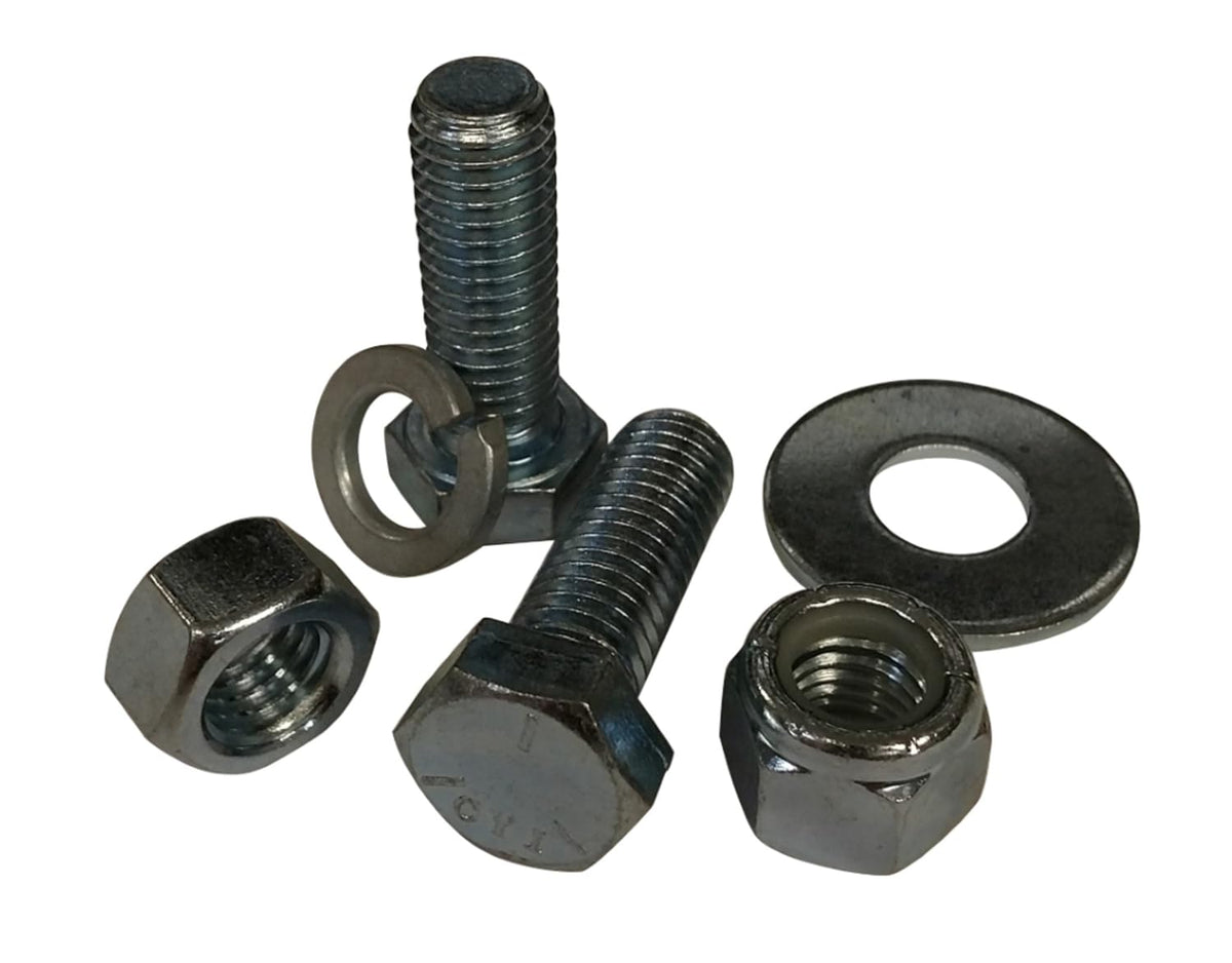 Grade 5 Hex Head Cap Screw, Nut, and Washer Assortment 1/4-3/4 Coarse Thread Set R8513