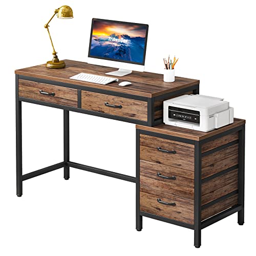 Computer Desk with 5 Drawers L6218