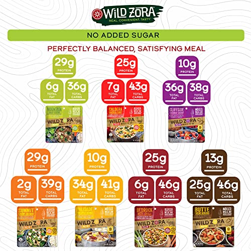 Variety 7-pack Freeze Dried Meals X6387