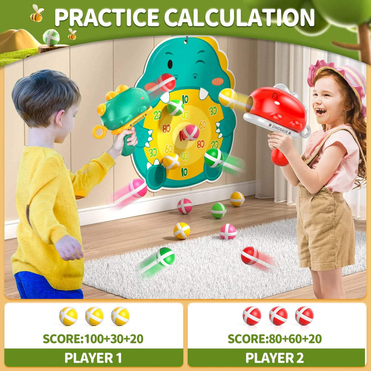 Dinosaur Dart Board Outdoor Toys W28387