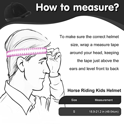 Adjustable Horse Riding Helmet Equestrian Kids Protective Gear Helmet R734747