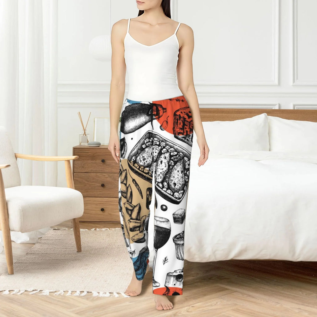 Women's Pajama Pants with Pockets G5425