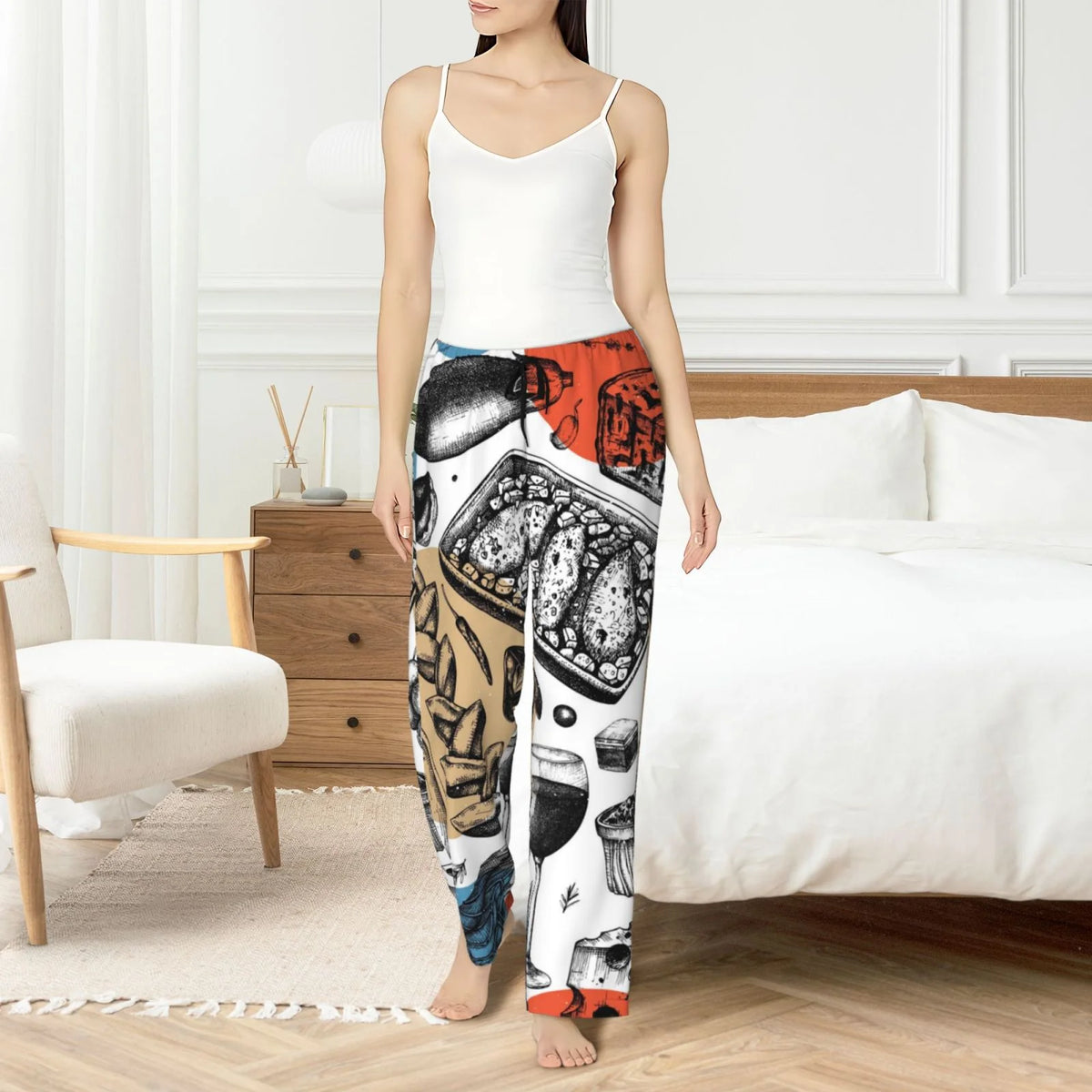Women's Pajama Pants with Pockets G5425