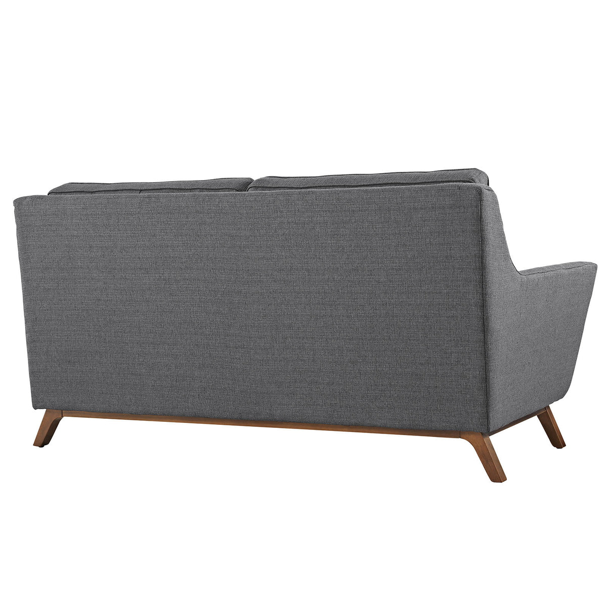 Grey Fabric Sofa Set of Two D501