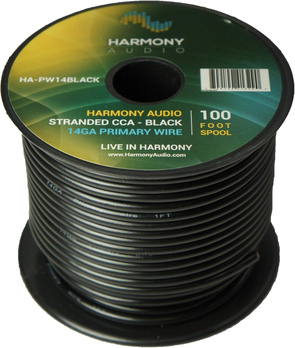 14 Gauge Power or Ground Wire 10 Rolls 1000 Feet Red & Black Q21477