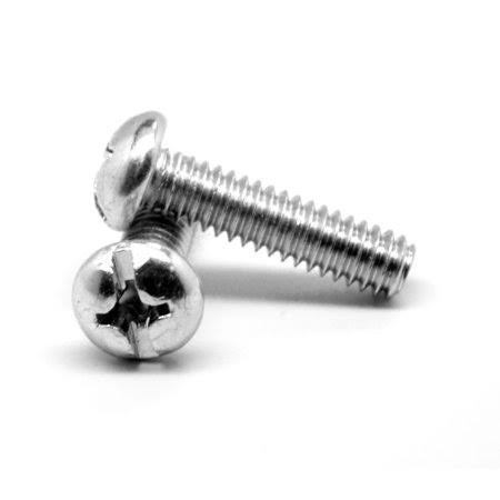 5/16 inch-18 x 5 inch Coarse Thread Machine Screw Round Head Low Carbon Steel Zinc Plated U97315