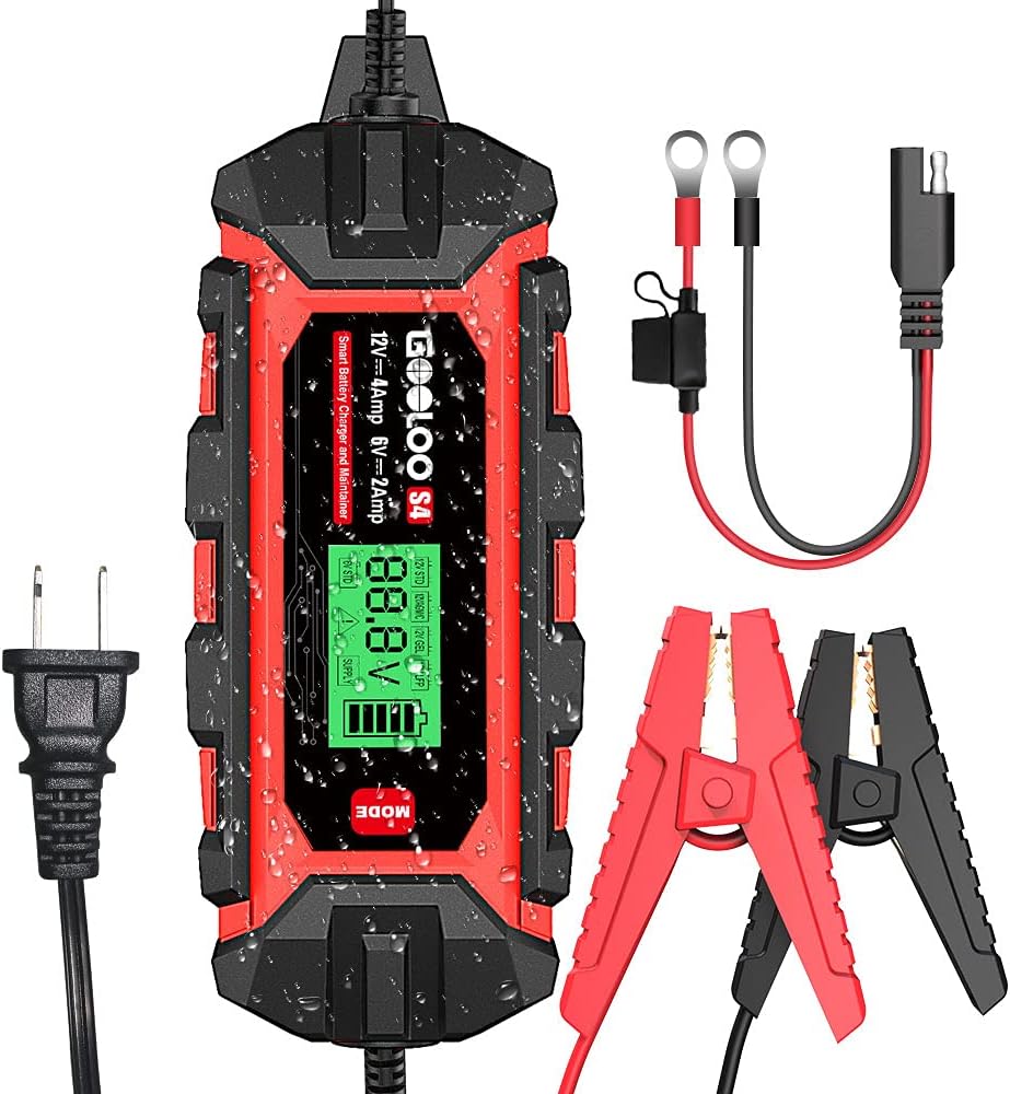6V/2A and 12V/4A Smart Car Battery Charger R342