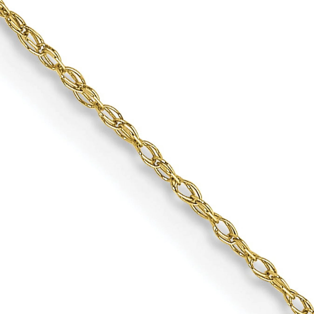 10K Yellow Gold Cable Rope Chain Necklace 16 Inches Y9991