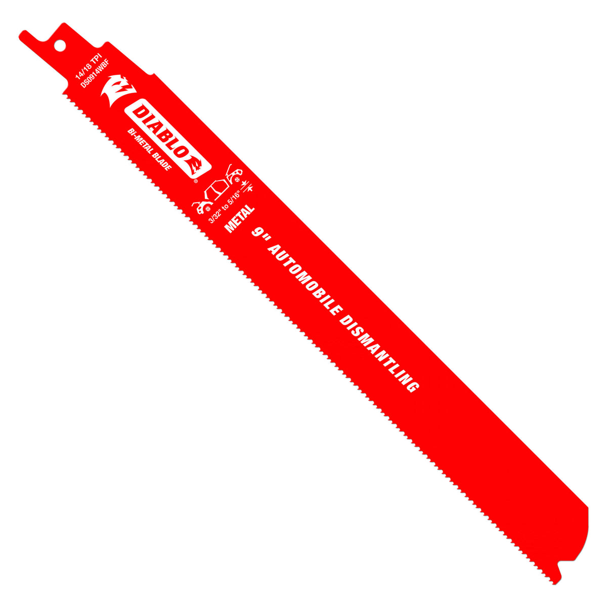 9x22L x 14/18 TPI Coated Reciprocating Saw Blade N925861