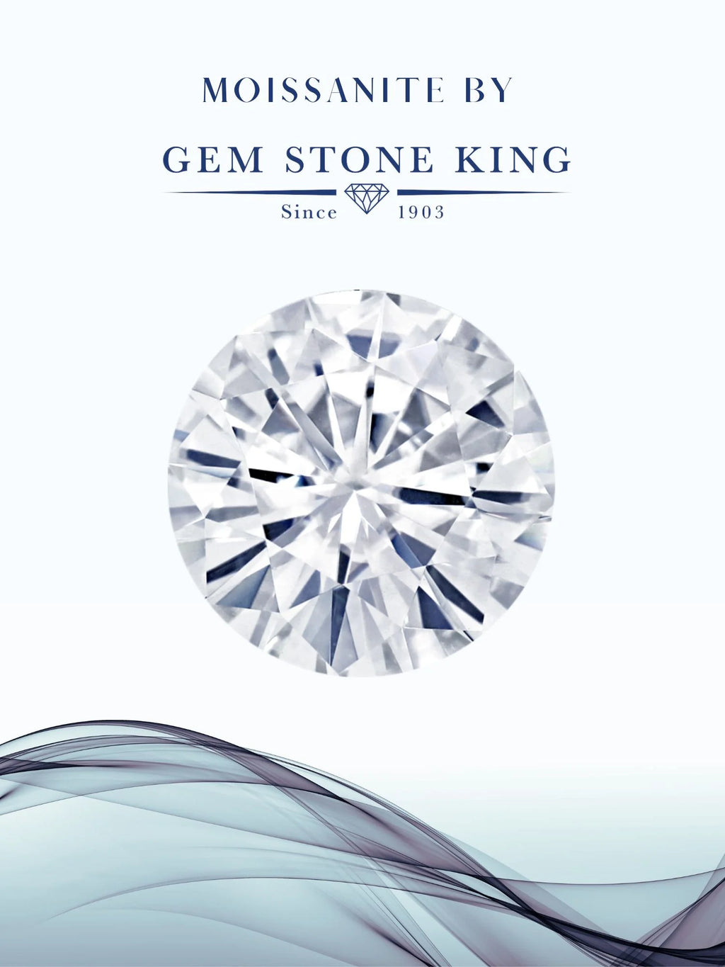 10K Yellow Gold Lab Grown Diamond Ring Set with Oval Moissanite (2.30 Cttw) Z5404