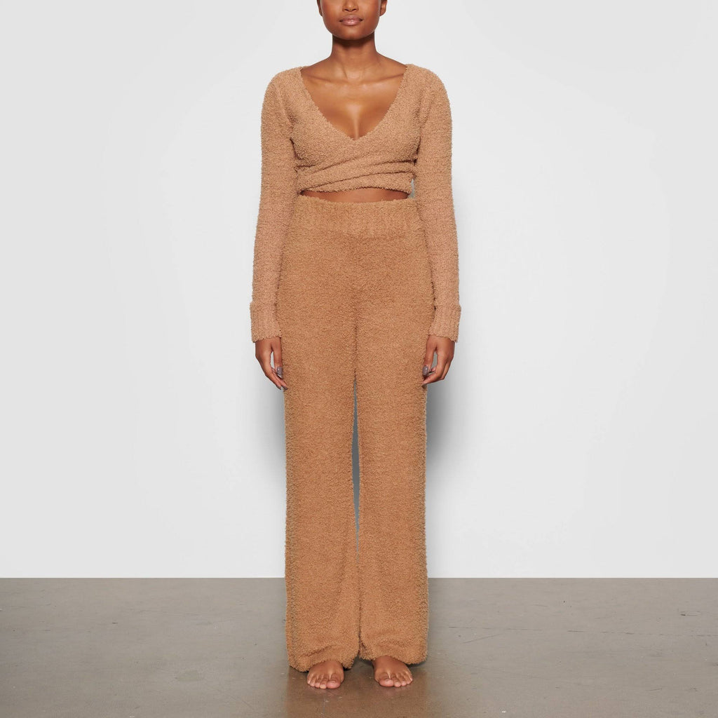 Brown Cozy Knit Pant D182713