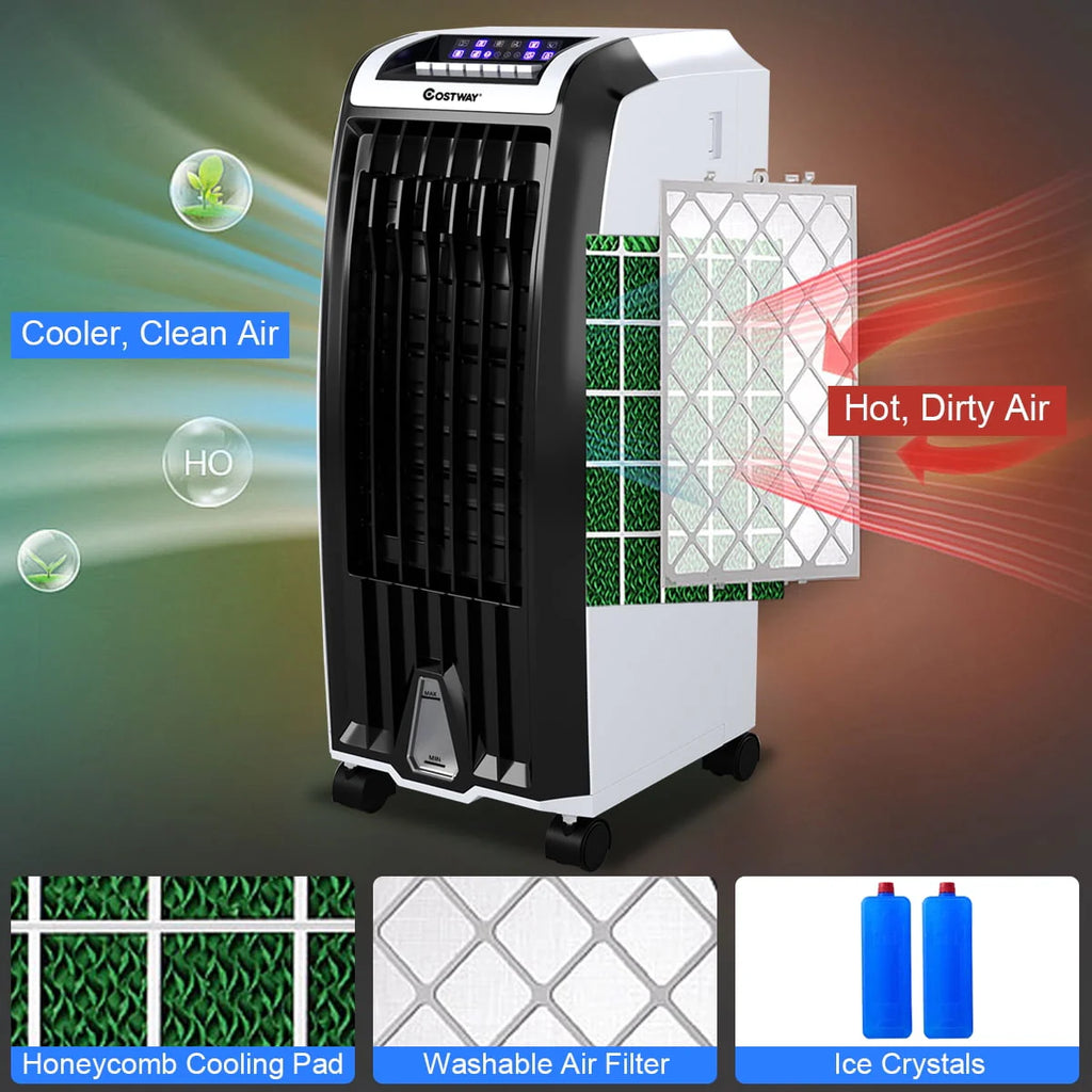 Portable Evaporative Cooler Fan with Remote Control Z36950