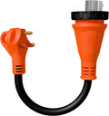 30 Amp to 50 Amp RV Adapter Cord 12 inch Twist Lock P5259