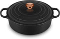6.75-quart Round Wide Dutch Oven with Copper Knob D574