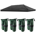 19x9.5 Ft Pop Up Canopy Top Replacement with 4 Set Sand Bags F4507