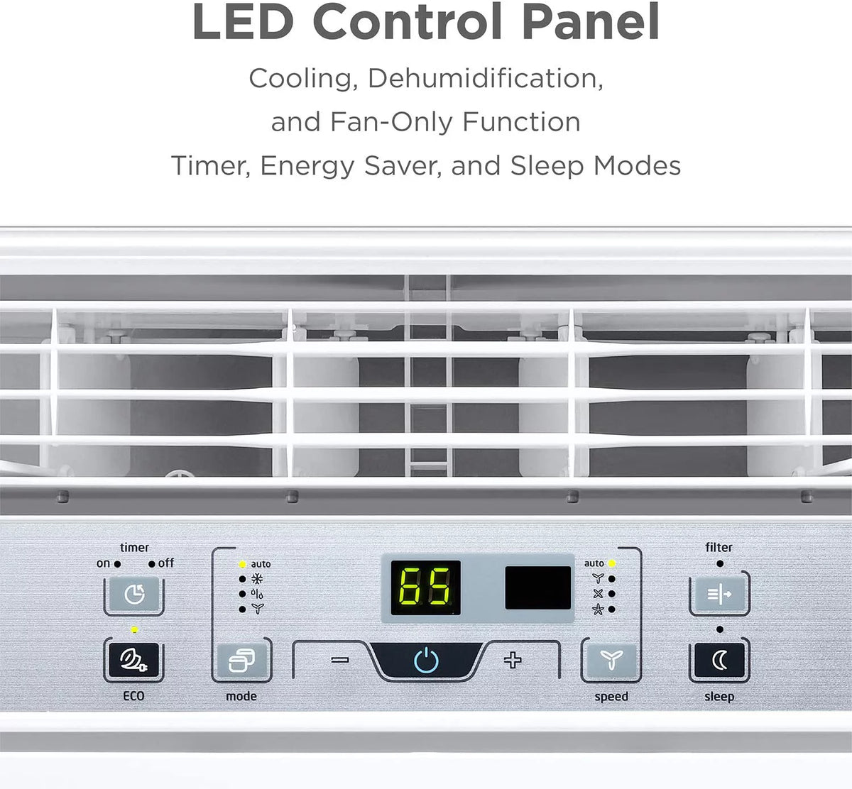 10,000 BTU White Window Air Conditioner W6890