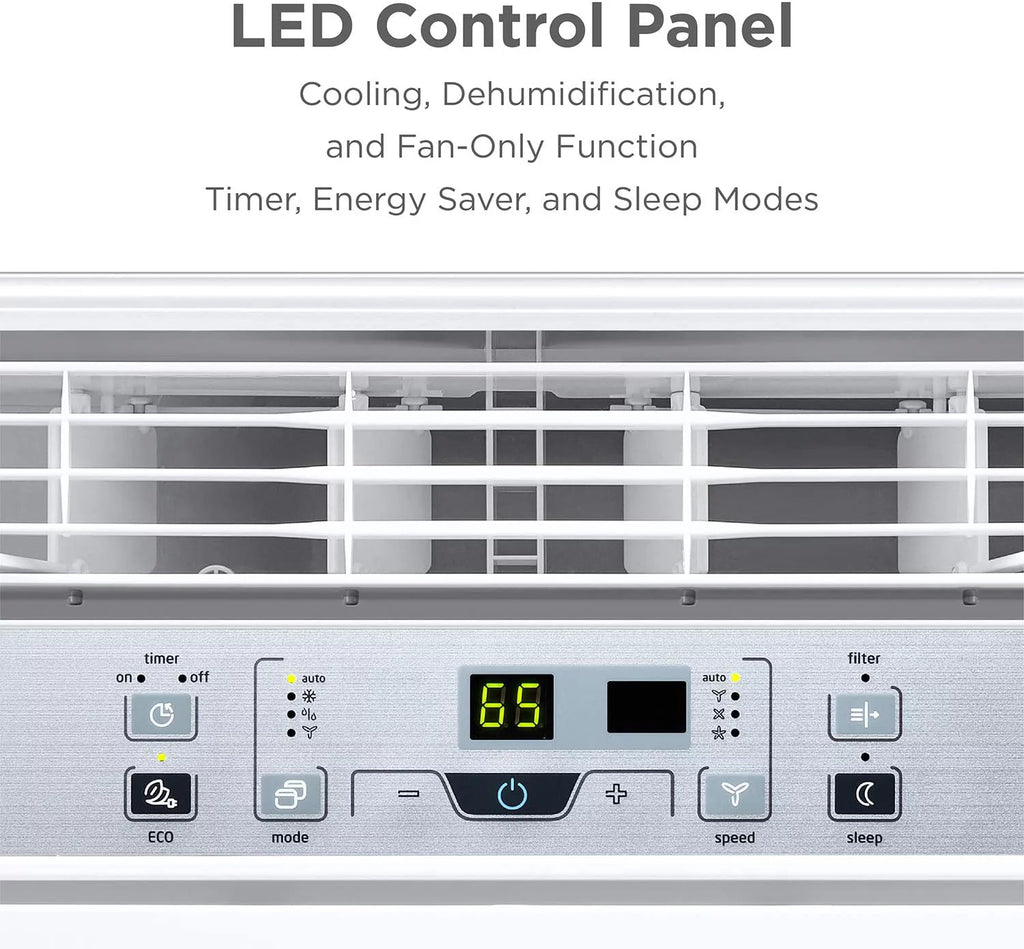 10,000 BTU White Window Air Conditioner O5634