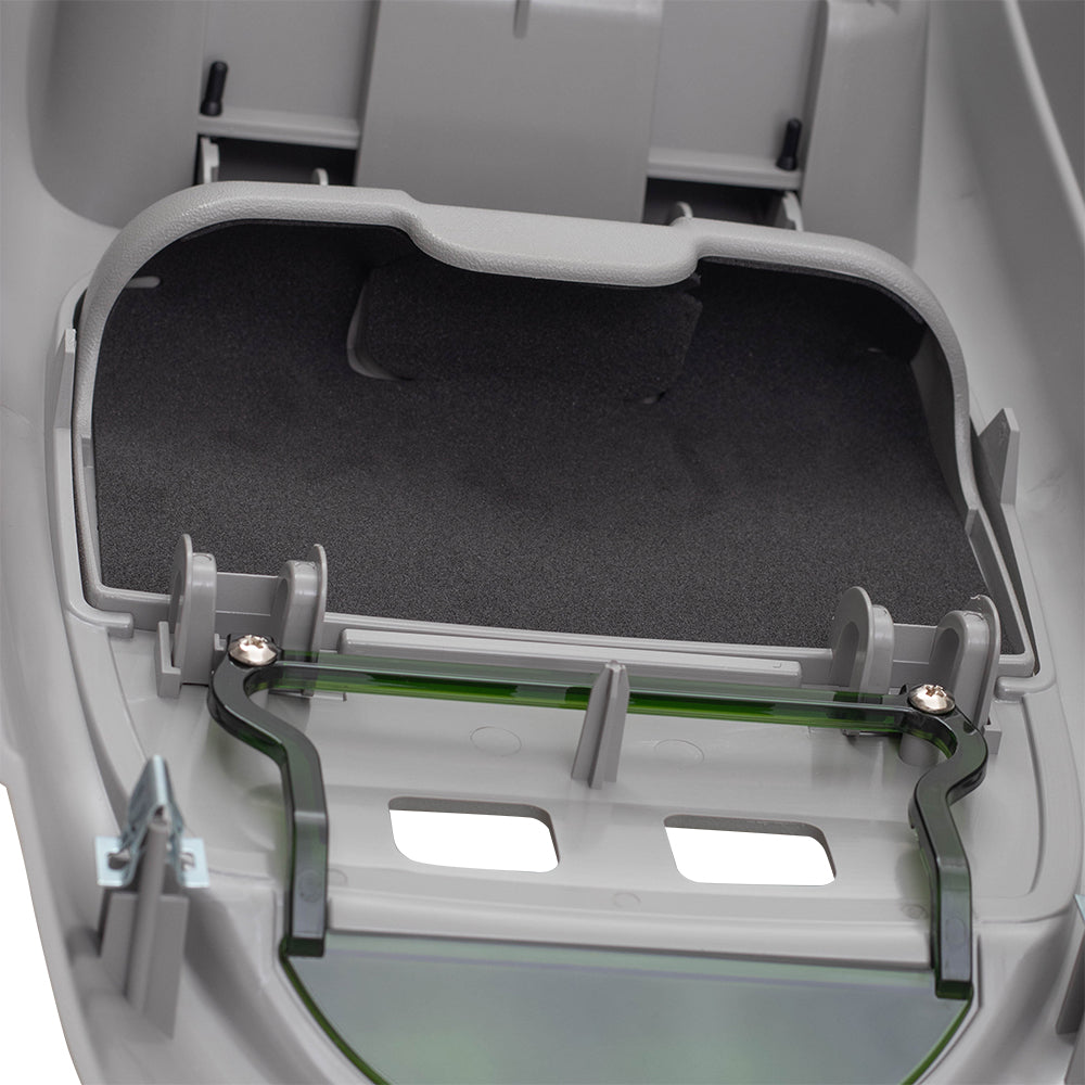 Gray Overhead Roof Ceiling Console for Pickup Truck U98667