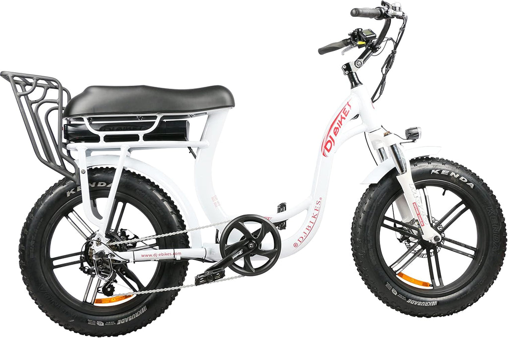 Pearl White 750W 48V 13Ah Electric Bicycle O348883
