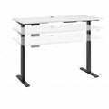 White Height Adjustable Standing Desk J699718